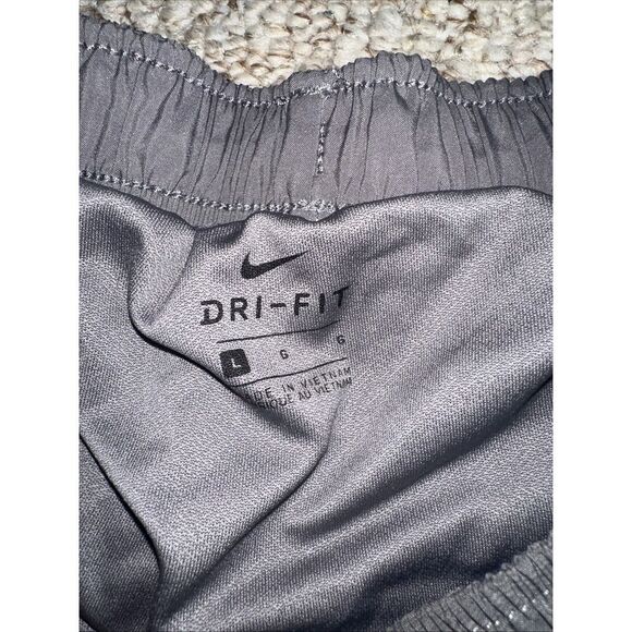 Nike Dri Fit Tempo Womens Large Gray Lined Running Shorts EUC - Picture 3 of 3